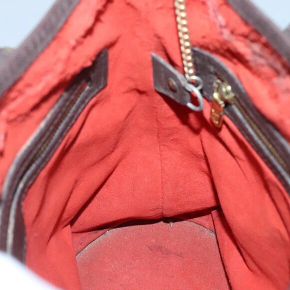 LOUIS VUITTON Damier Ebene Marais Shoulder Bag N42240 LV Auth BA3710 - Picture 13 of 16